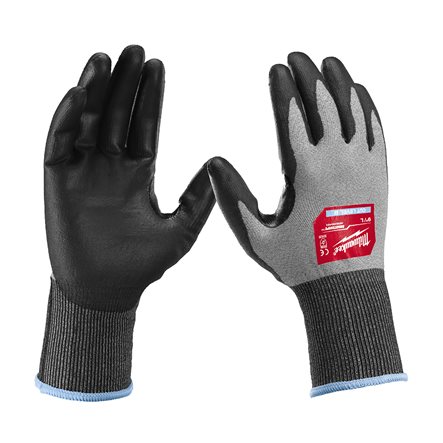 „Milwaukee Accessories 4932480493 Hi-Dex“ darbo pirštinės, 2/B - 9/L pjovimo klasė - 1 pora