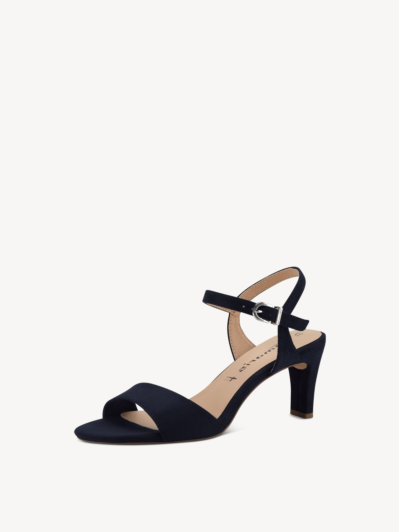 Sandale à talon - bleu