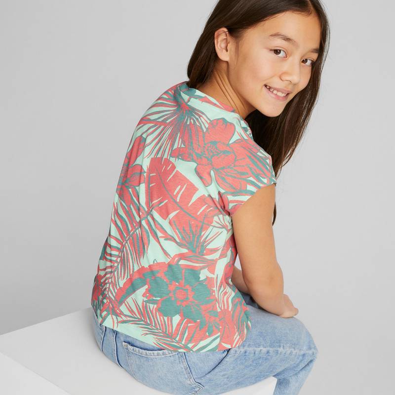 PUMA ESSENTIAL FLOWER POWER AOP T-Shirt Mdchen