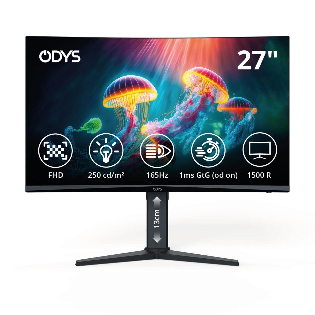 Odys XP27 (27 Zoll) Vario Curved LED-Monitor (165 Hz)