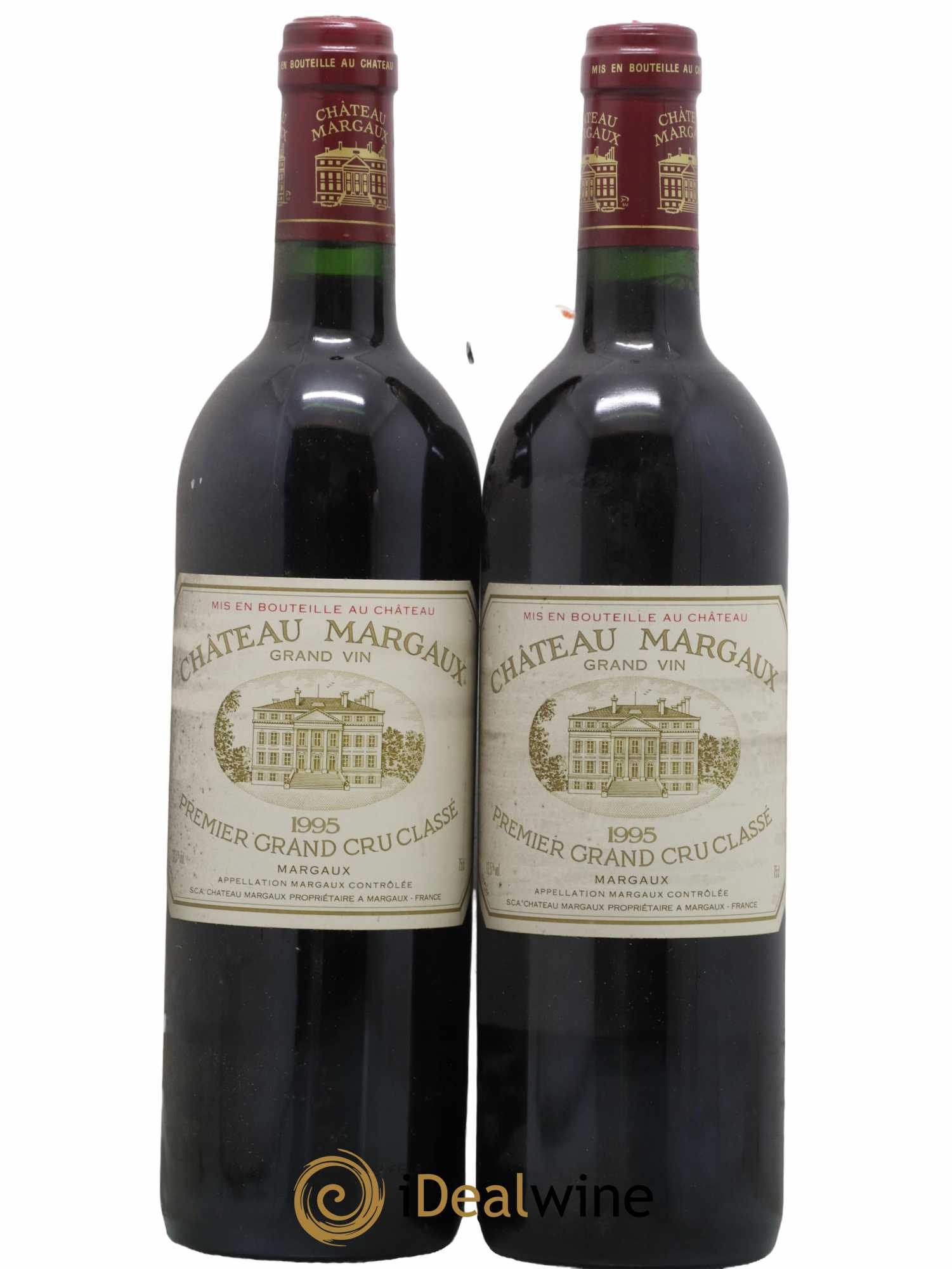 Château Margaux 1er Grand Cru Classé  1995 - Lot de 2 Bouteilles