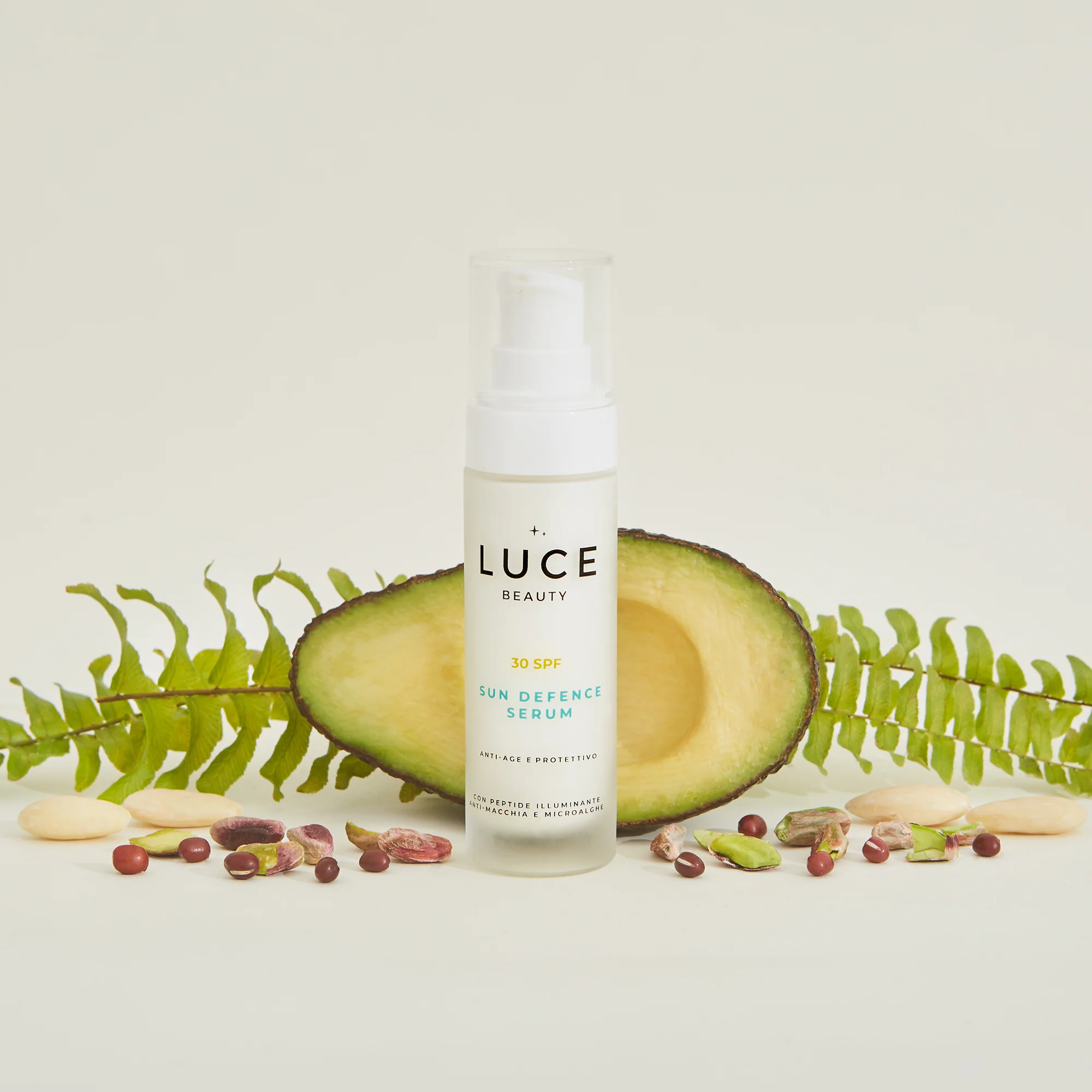 Viso Sun Defence Serum SPF30 - Sérum facial antiimperfecciones, tratamientos protectores, protector solar facial de alta protección.