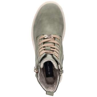 Tom Tailor Schnür Boots in grün