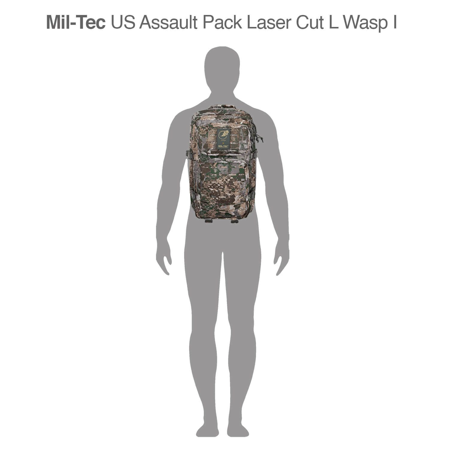US Assault Pack Laser Cut Large WASP I