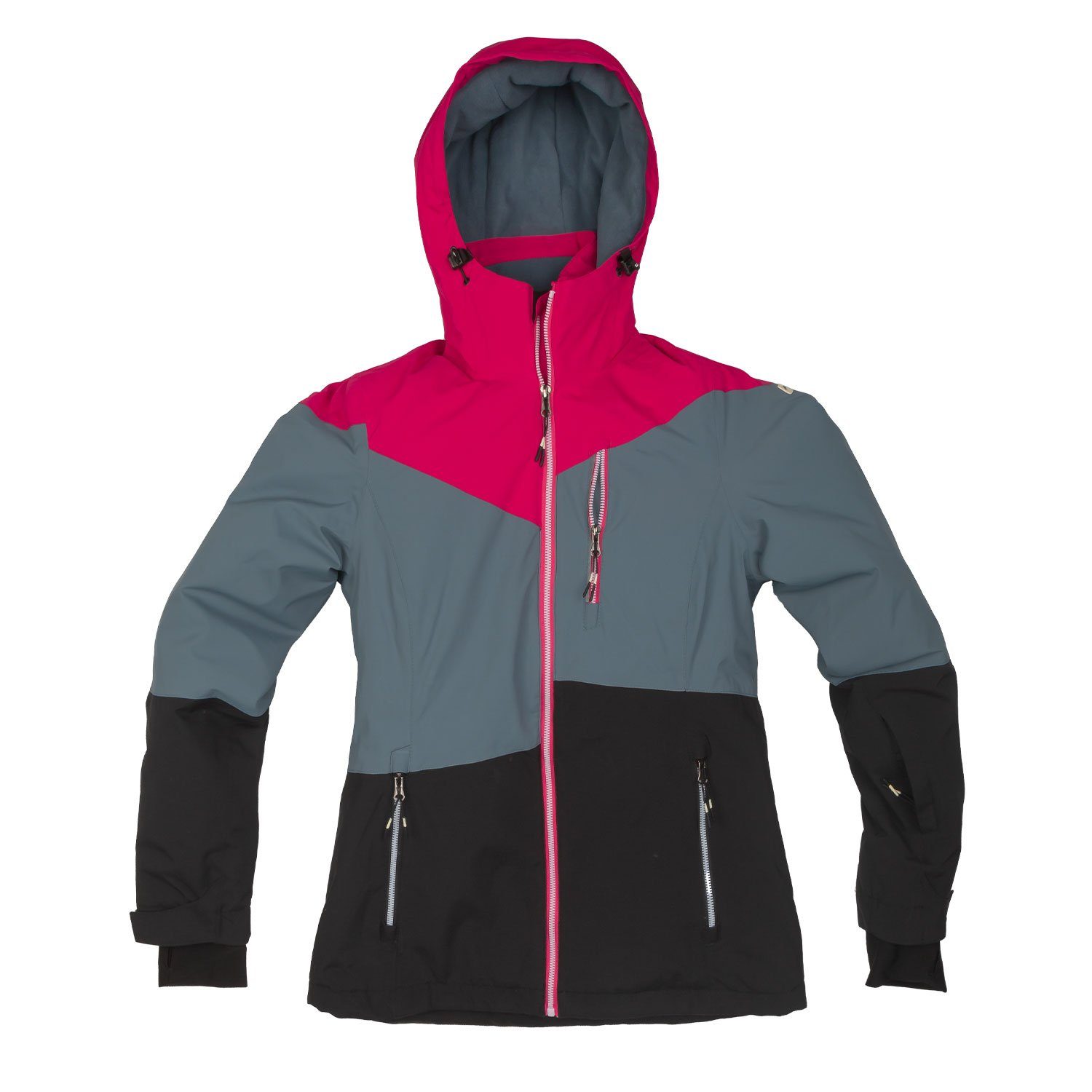 Killtec Skianzug Damen Skijacke blau-grau + Skihose pink Größenwahl (Gr. 36)