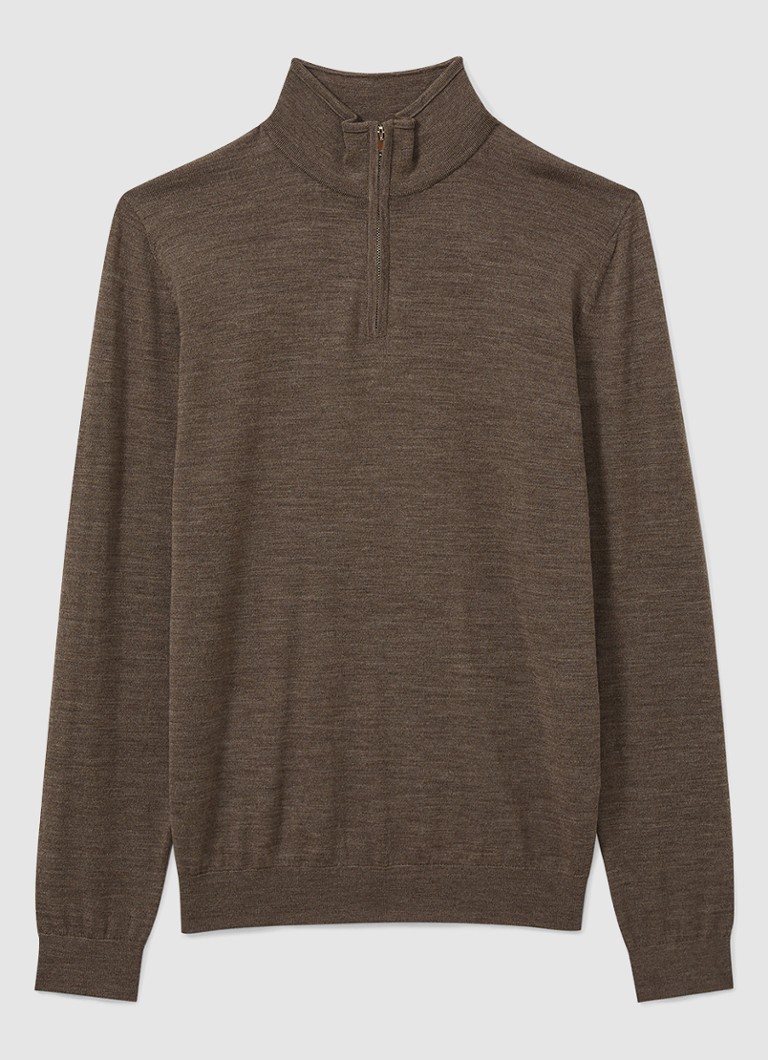 Reiss Blackhall fine-knit sweater in merino wool blend