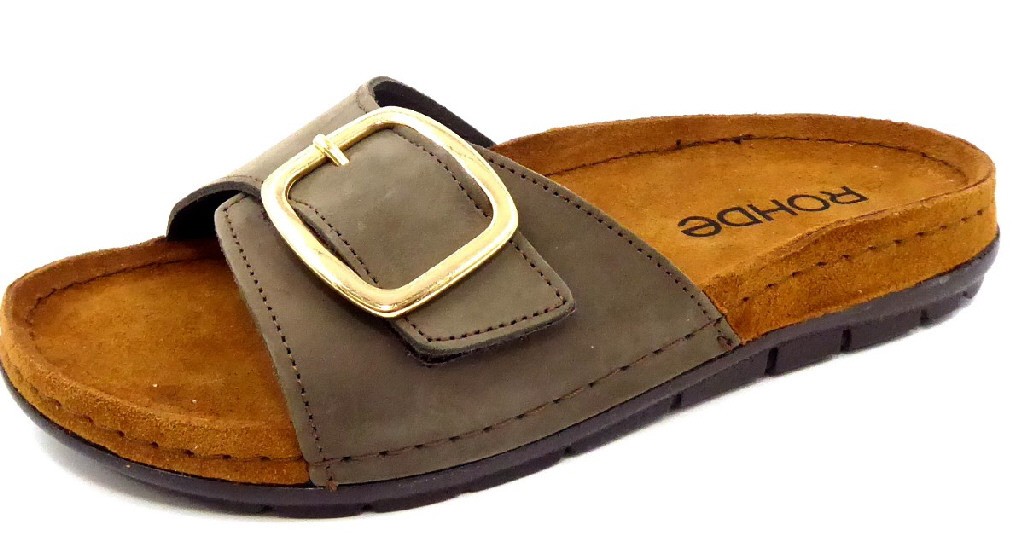 ROHDE Komfort Sandalen grün Rodigo
