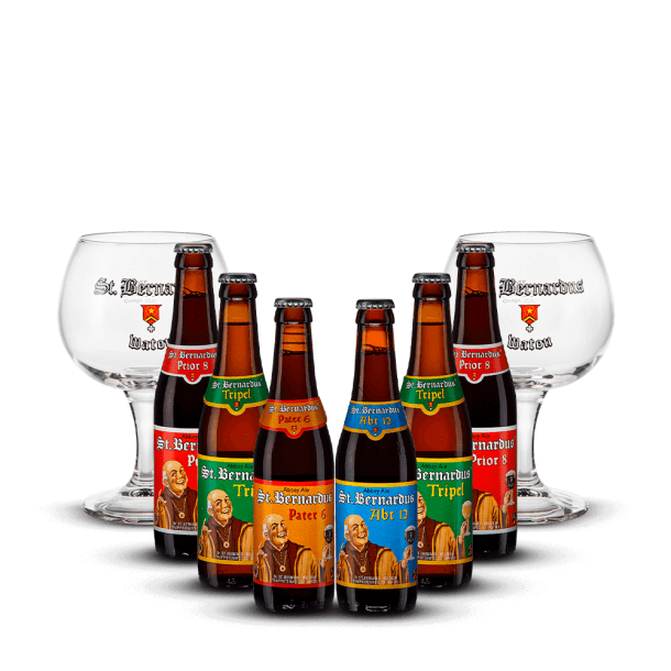 Pack Saint Bernardus 6 Bières + 2 Verres