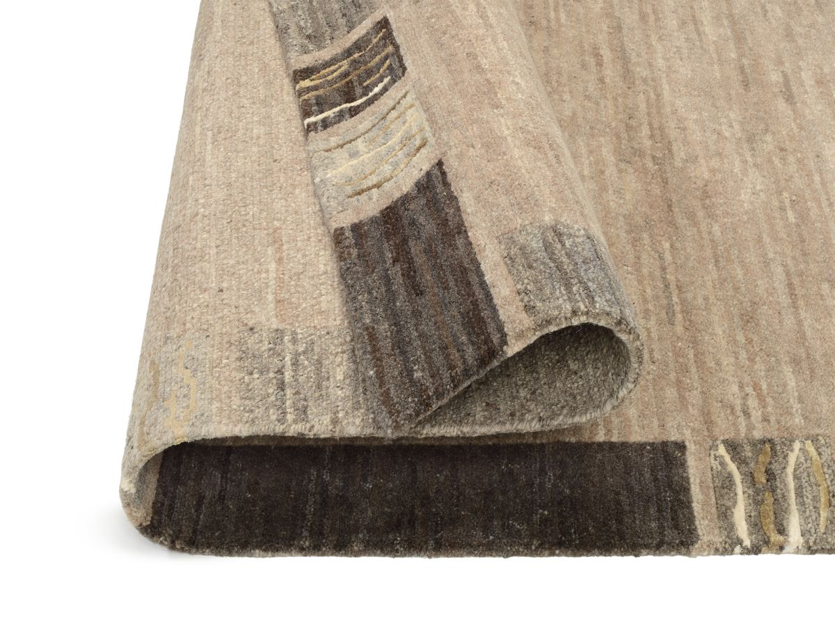 Teppich aus Nepal Silk Lalitpur Natur 70 x 140 cm