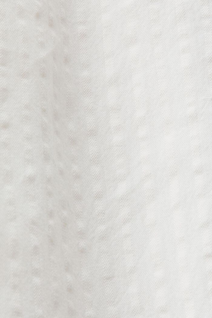 Midi-Hemdblusenkleid mit Bindegürtel, Baumwollmix