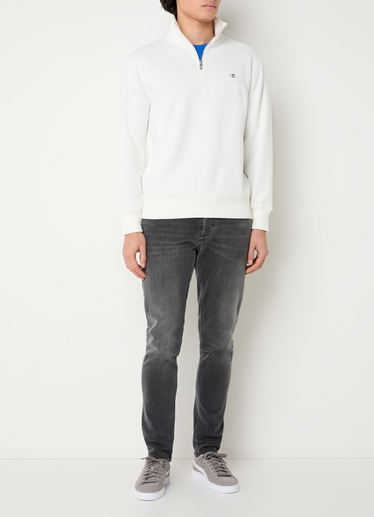 Bluza Gant z zamkiem błyskawicznym i logo