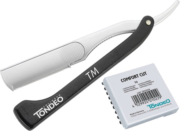 TONDEO Comfort Cut Set Inkl. 10 Klingen Rasiermesser
