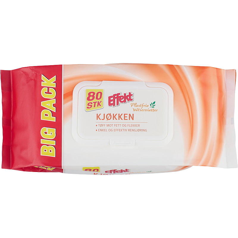 Effekt Engangsklut 80 stk kjøkken, Effekt