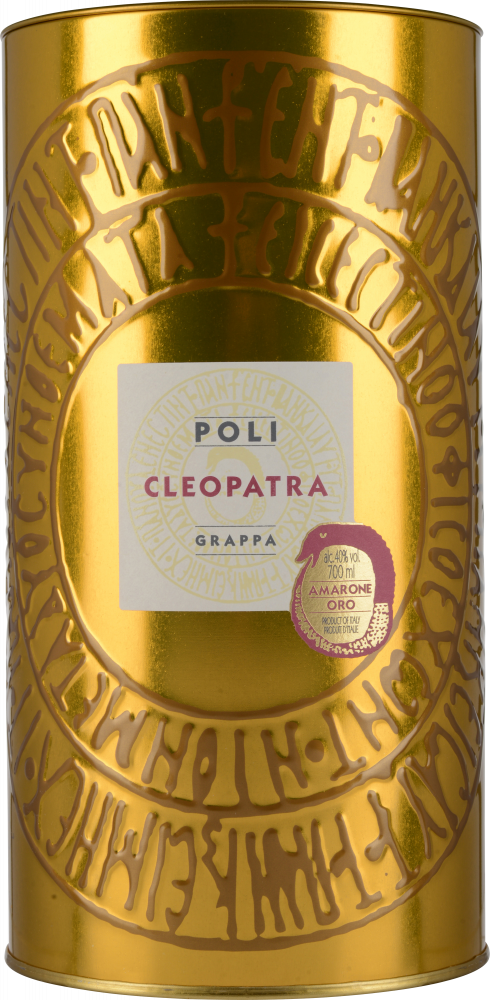 Poli Grappa Cleopatra Amarone d’Oro 0,7 Liter in Tube