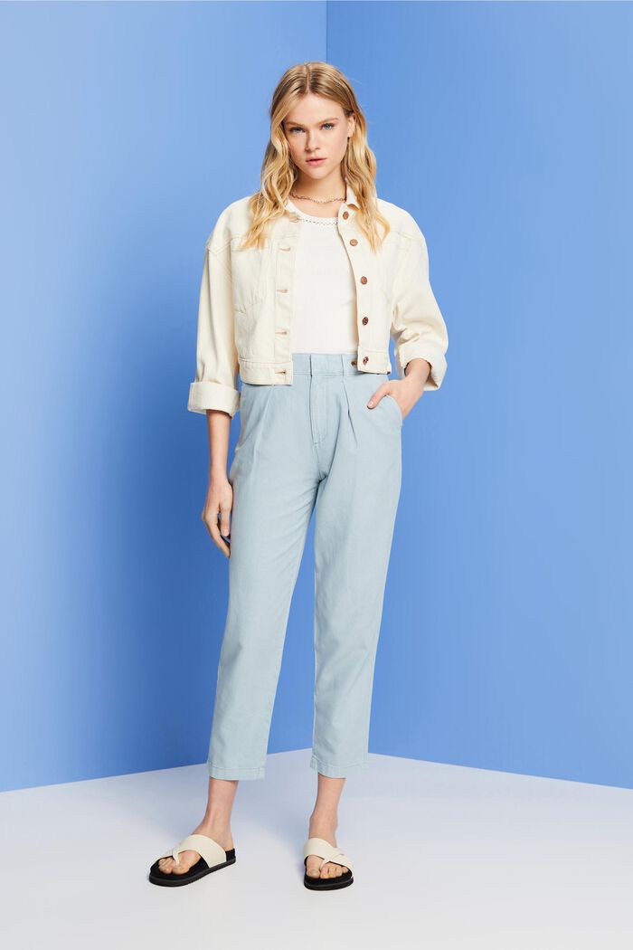 Chinohose, Leinen-Mix