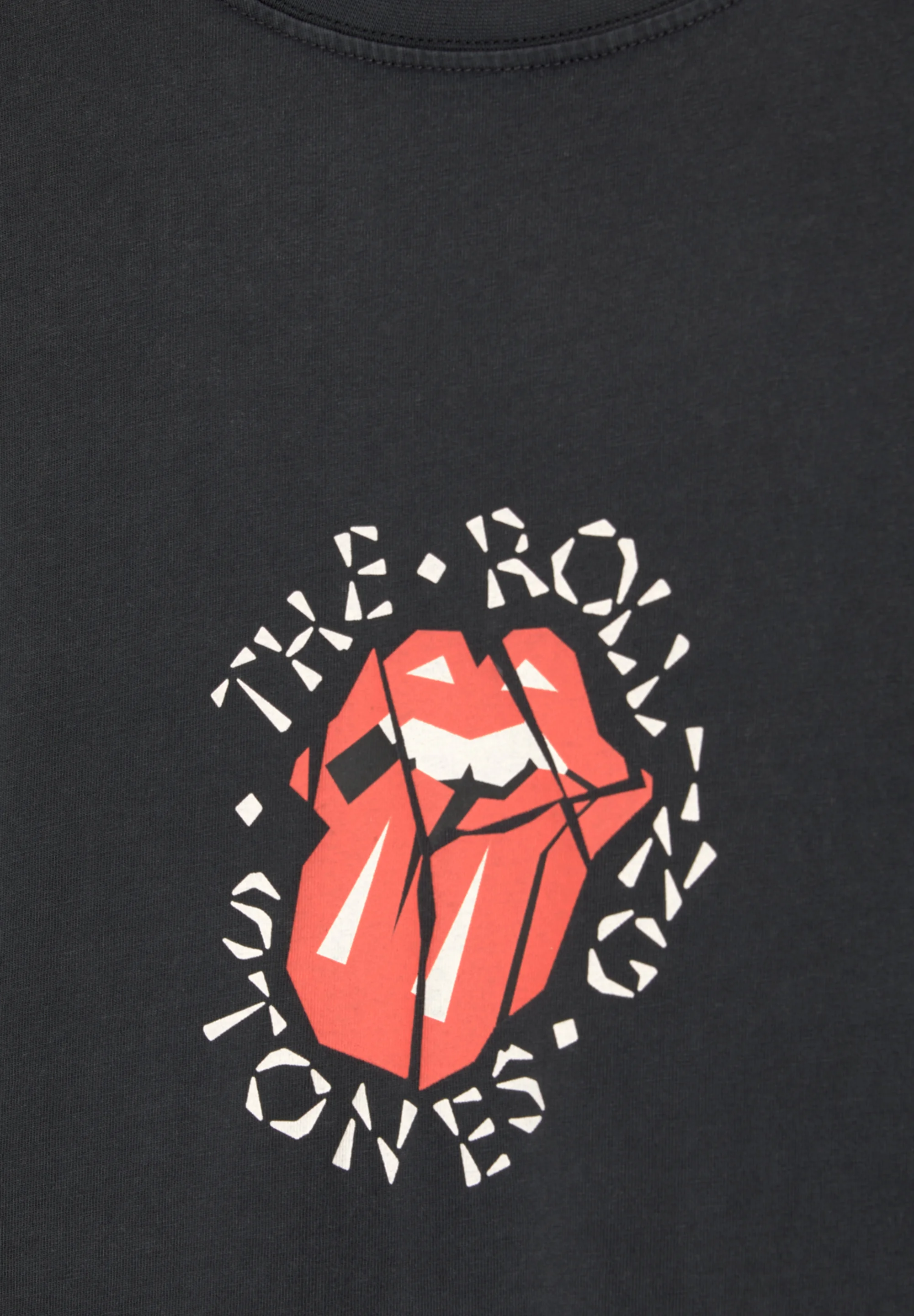 PULL&BEAR WASHED ROLLING STONES - Camiseta con estampado