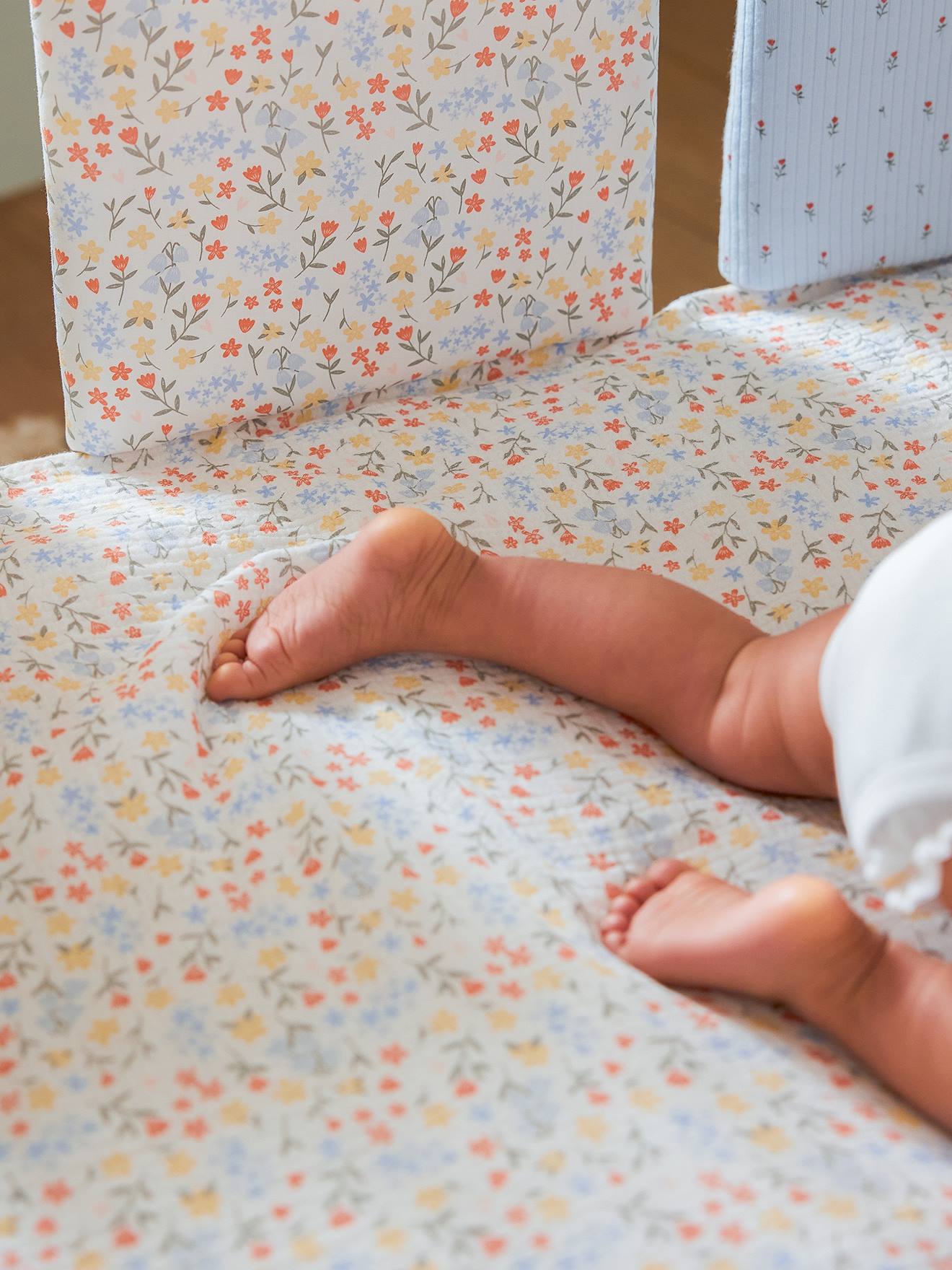 Vertbaudet Baby Bettumrandung/Laufgitter-Polster GIVERNY Oeko-Tex - mehrfarbig