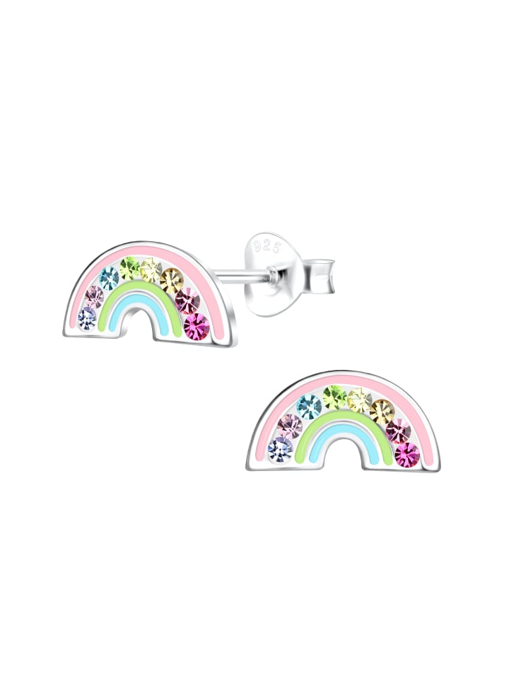 Alexander York Ohrringe, Ohrstecker REGENBOGEN mit Kristall in 925 Sterling Silber, 2-tlg. günstig kaufen onesize