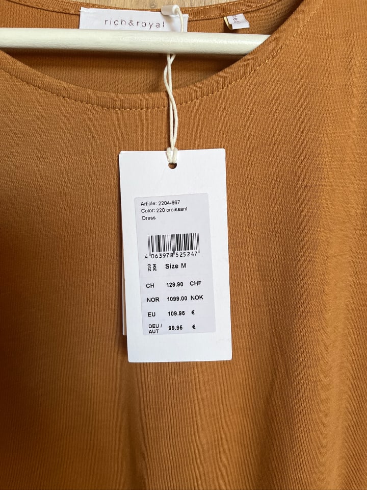Rich & Royal Kleid in Camel günstig kaufen M
