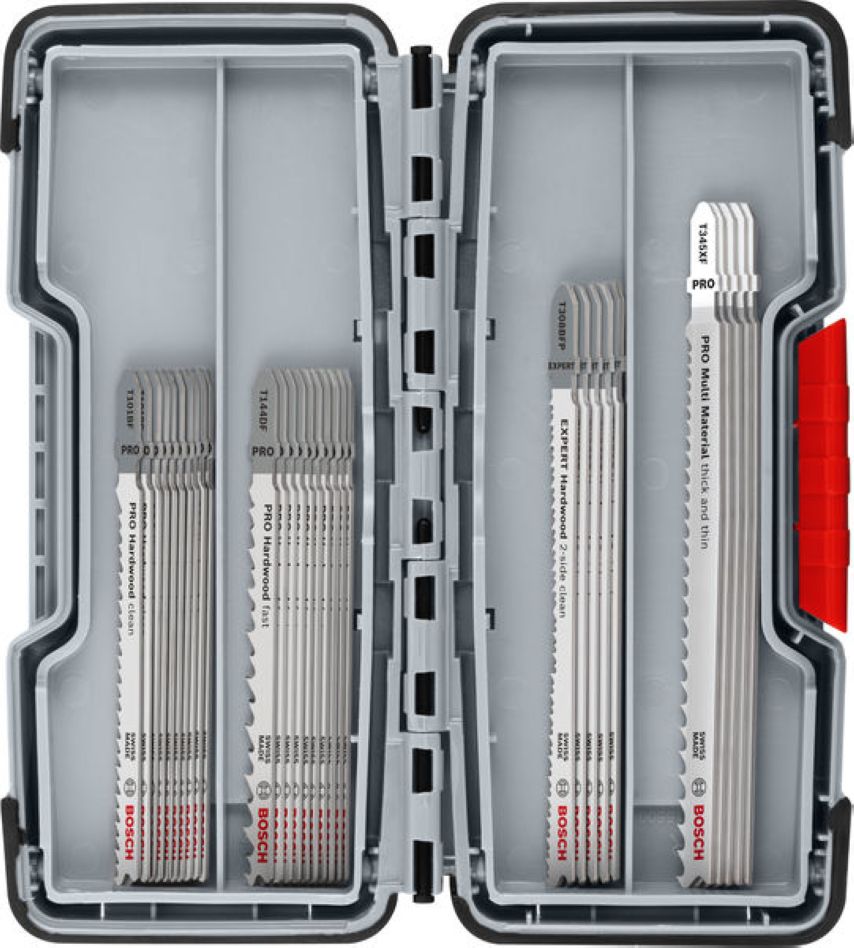 Bosch Blue Accessories 2607011945 PRO Σετ λεπίδων σέγας για οικοδόμο κουζίνας σε Toughbox 30 τεμαχίων