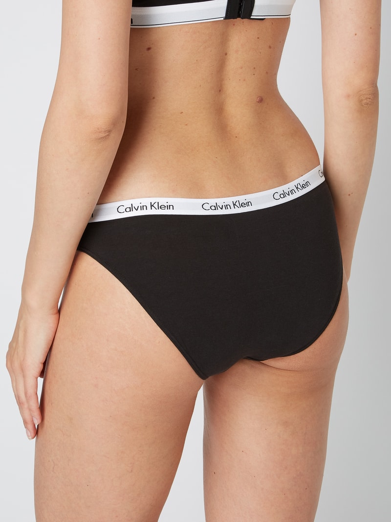 Slip im 3er-Pack in schwarz