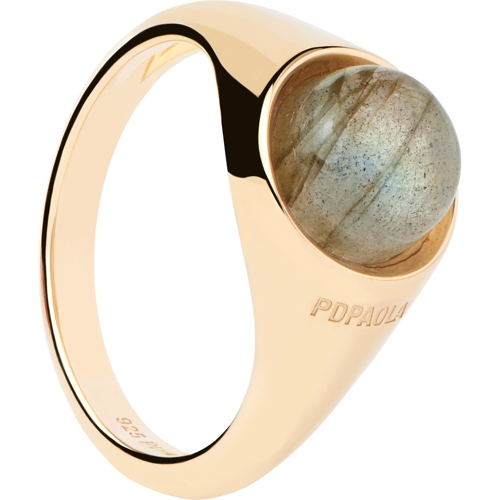 P D Paola Bague pour femme 925 Argent vert Bague