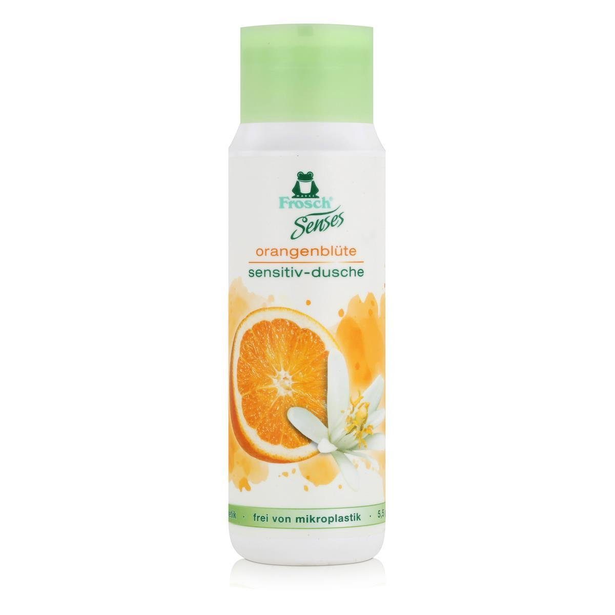 FROSCH Duschcreme Frosch Senses orangenblüte sensitiv-dusche 300ml - Duschgel (1er Pack)