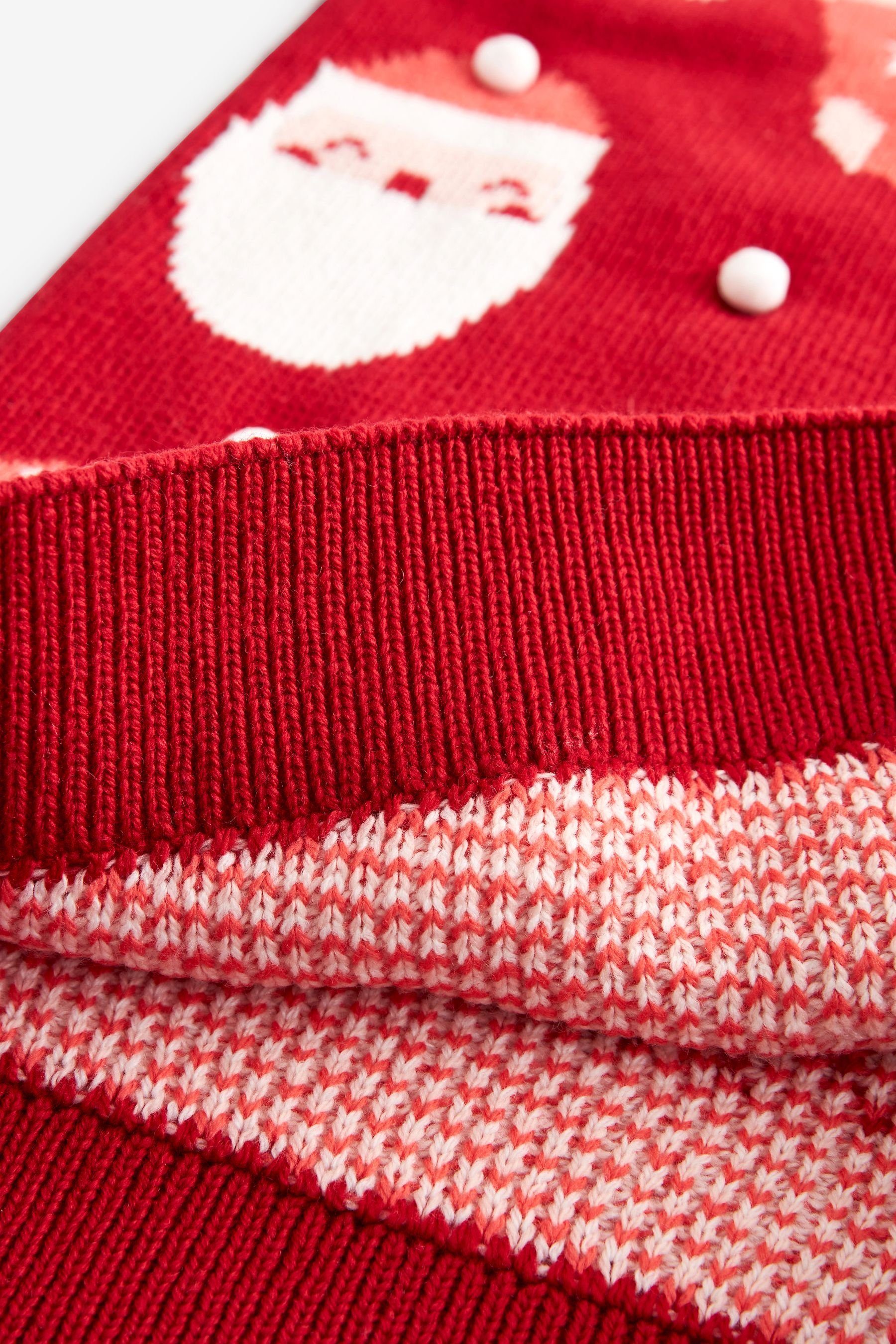 Next Longpullover Weihnachtliches Pulloverkleid (1-tlg)