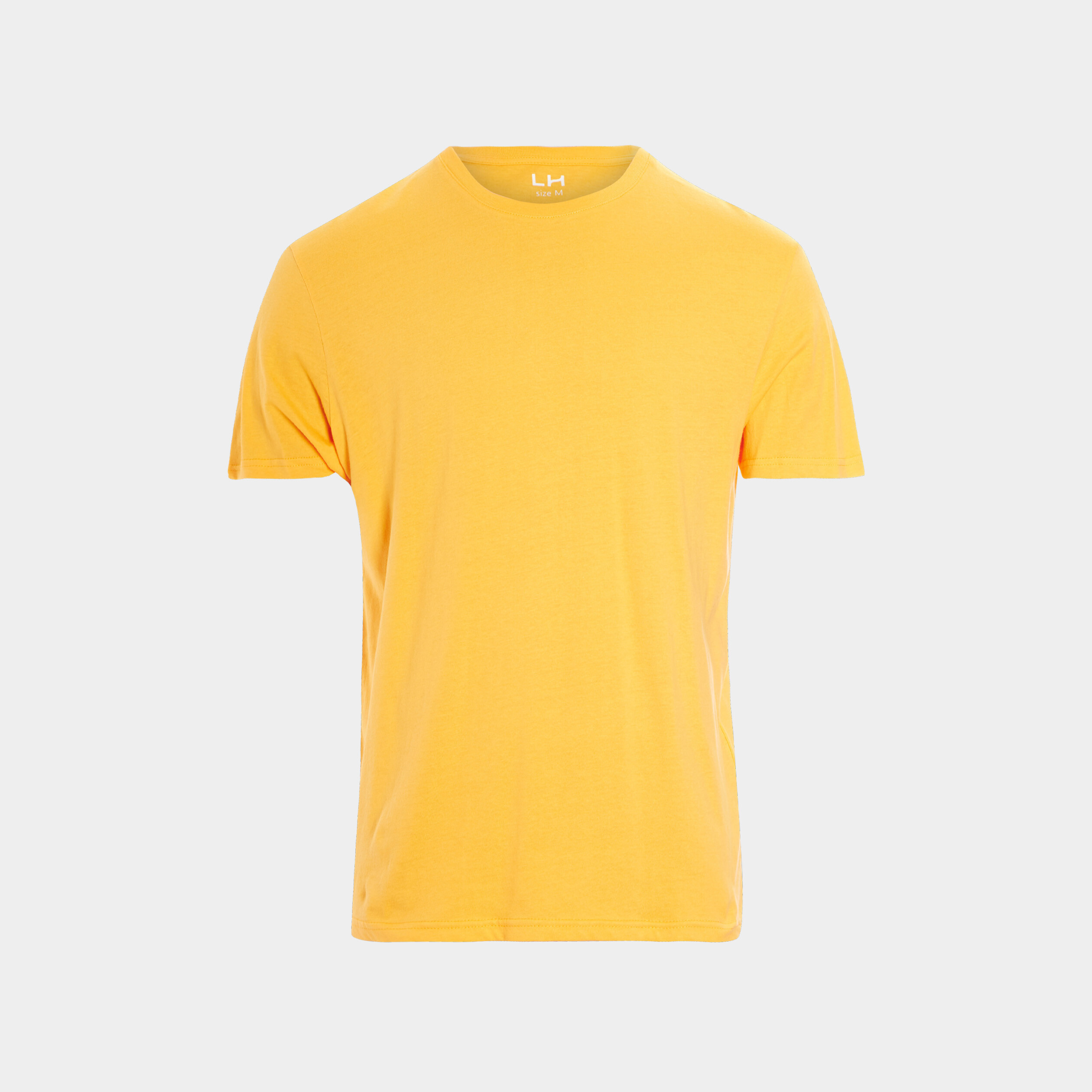 T-shirt en coton manches courtes orange clair homme | La Halle