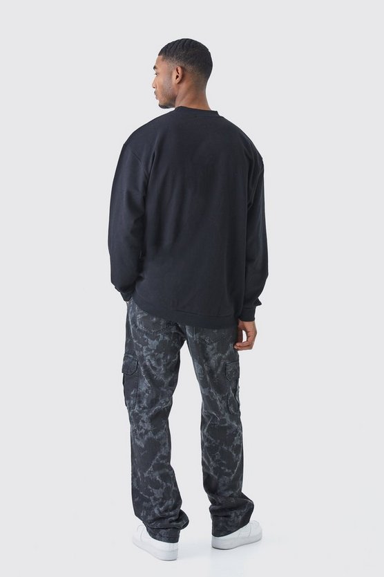 Tall Oversize Sweatshirt mit Stickerei