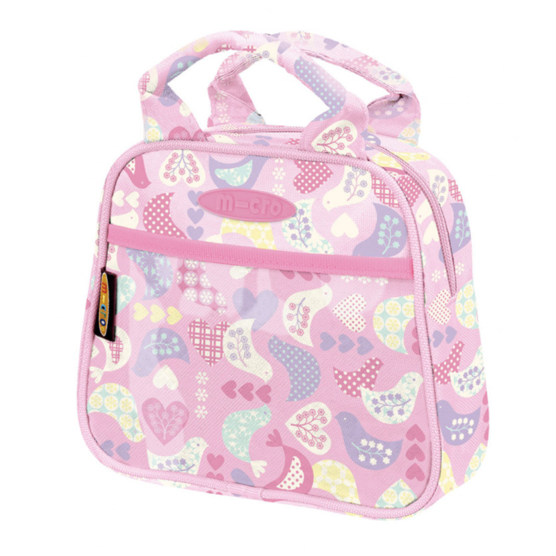 Petit Sac à Main Rose motifs oiseaux