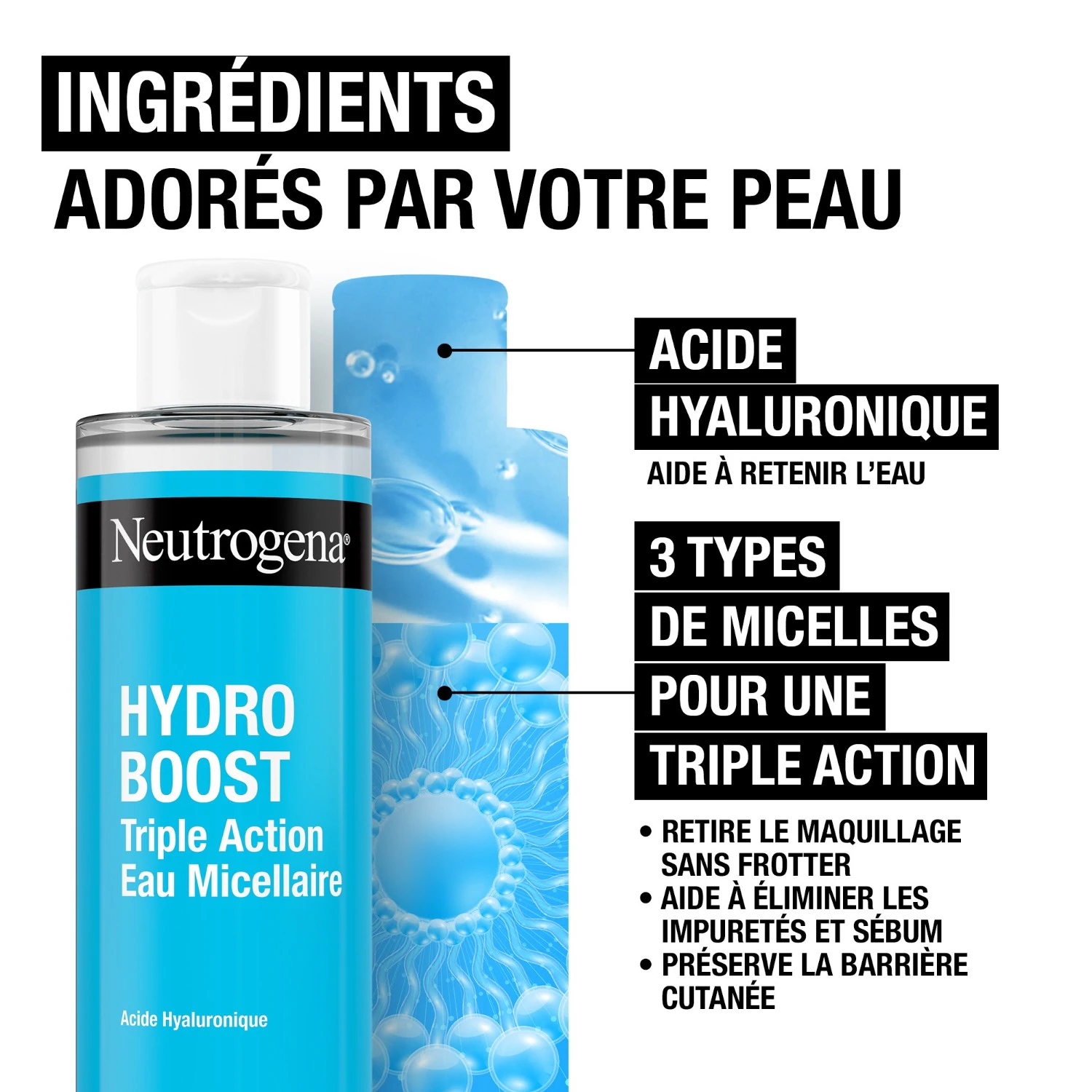 Neutrogena мицеларна вода са троструким дејством Hydro Boost