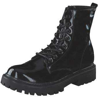 smiling for feet Schnür Boots in schwarz