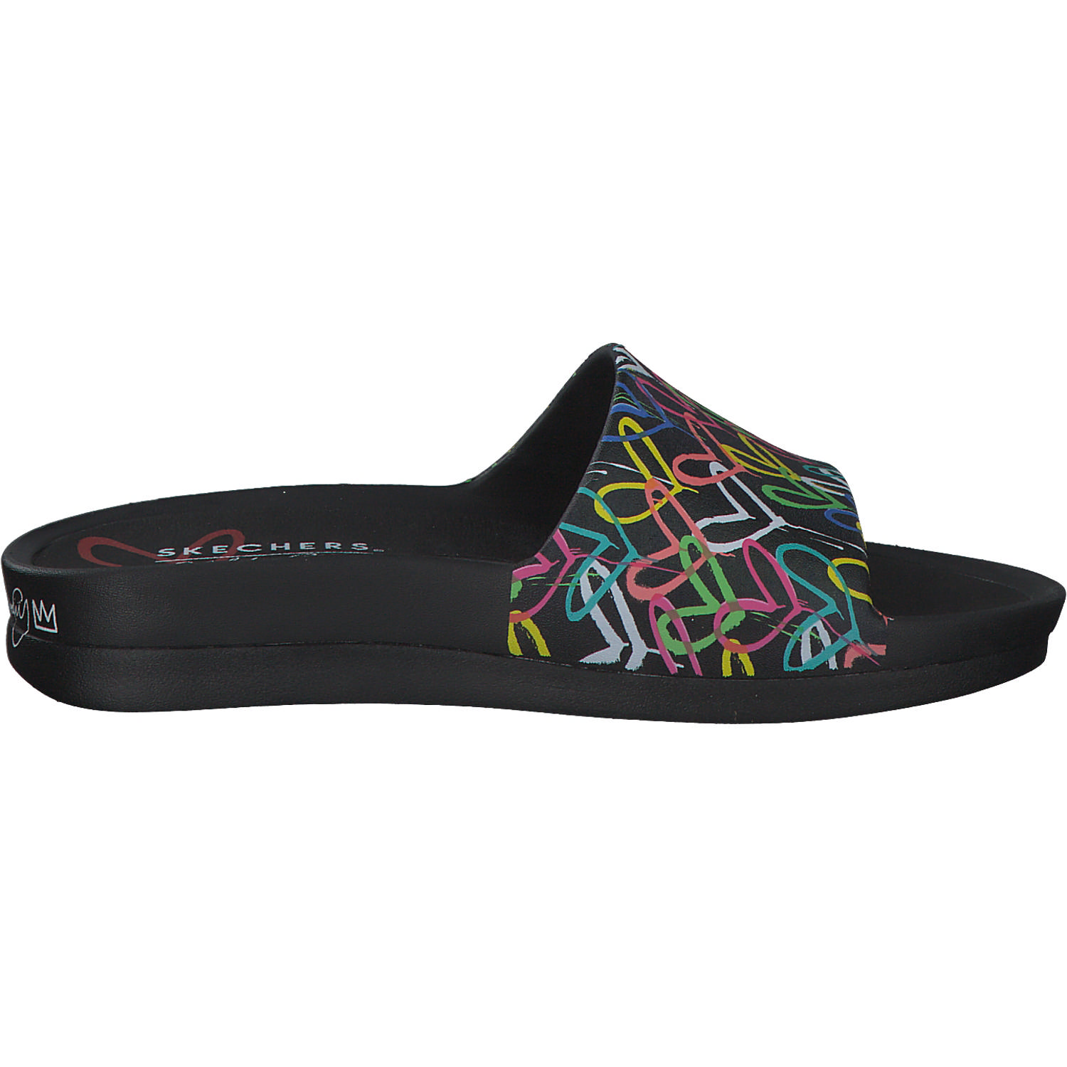 Skechers 111327, Badelatschen, Damen, Schwarz