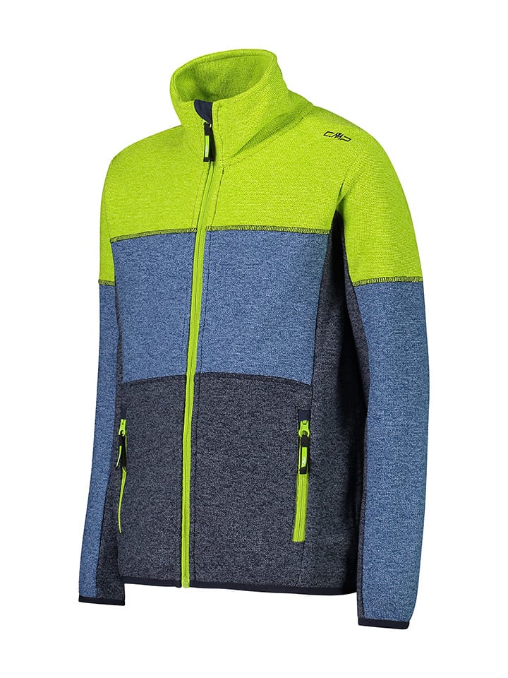 CMP Fleecejacke in Blau/ Grün günstig kaufen