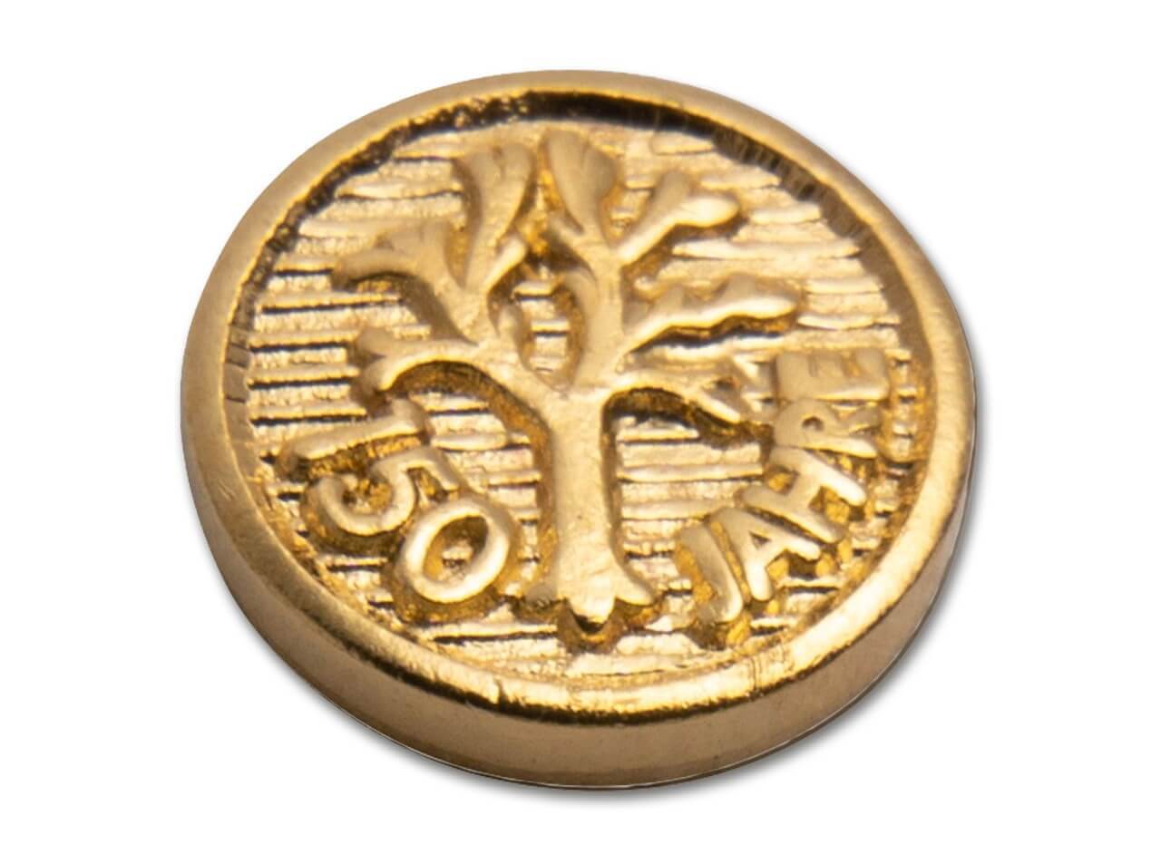 Böker Emblem 6,5mm gold 150 Jahre