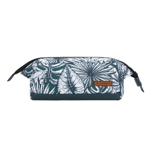 School pencil case, Rue Denoyez green