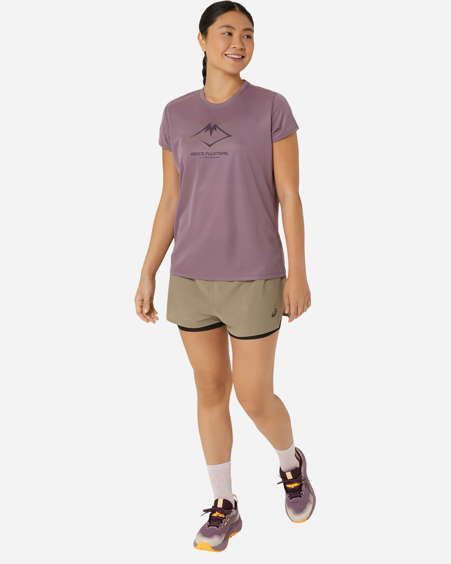 Bėgimo marškinėliai Asics Fujitrail Logo Ss W 2012C971-501
