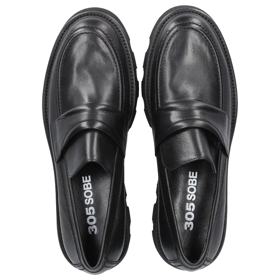 305 SOBE - Loafer PADUA Kalbsleder - schwarz