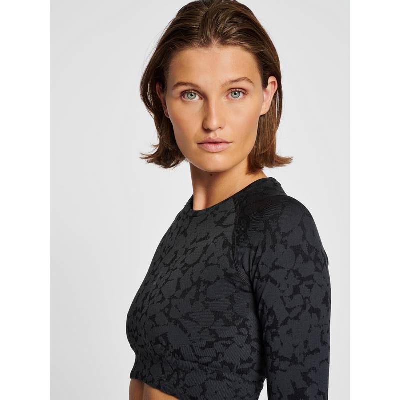hummel hmlMT PI SEAMLESS CROP T-SHIRT L/S T-Shirt Damen