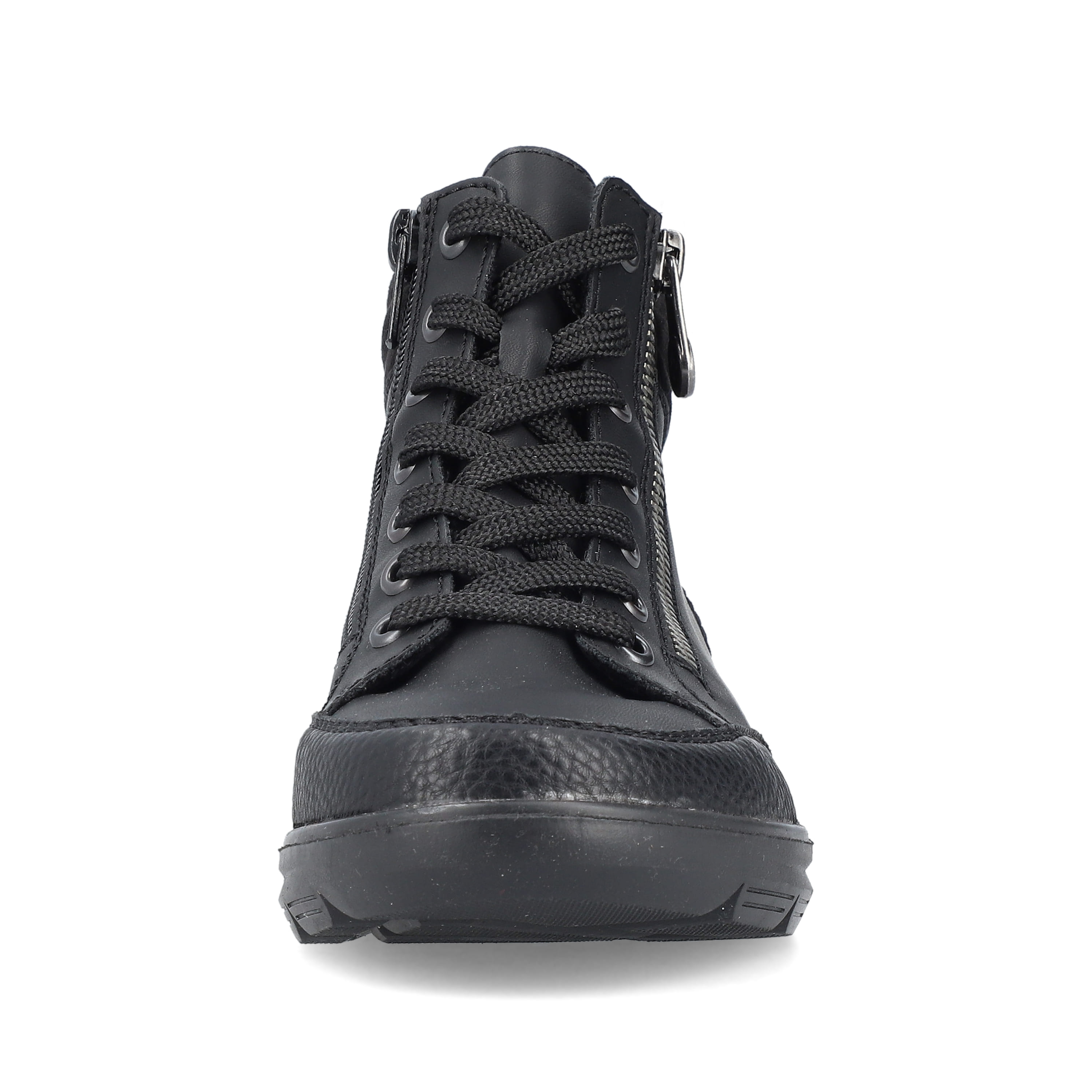 Rieker Damen Schnürschuhe tiefschwarz