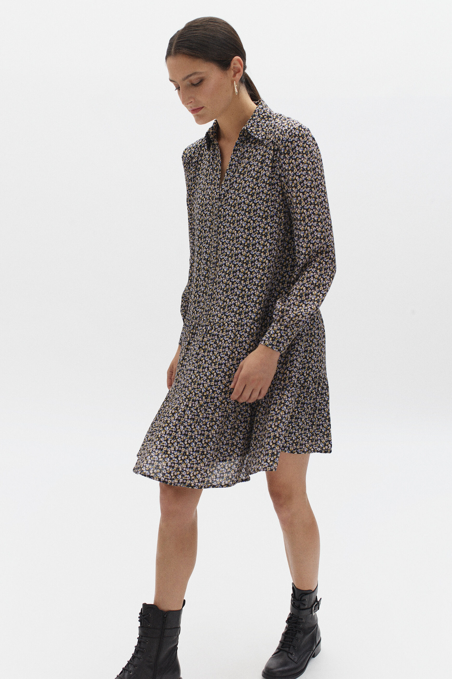 robe romy noir femme