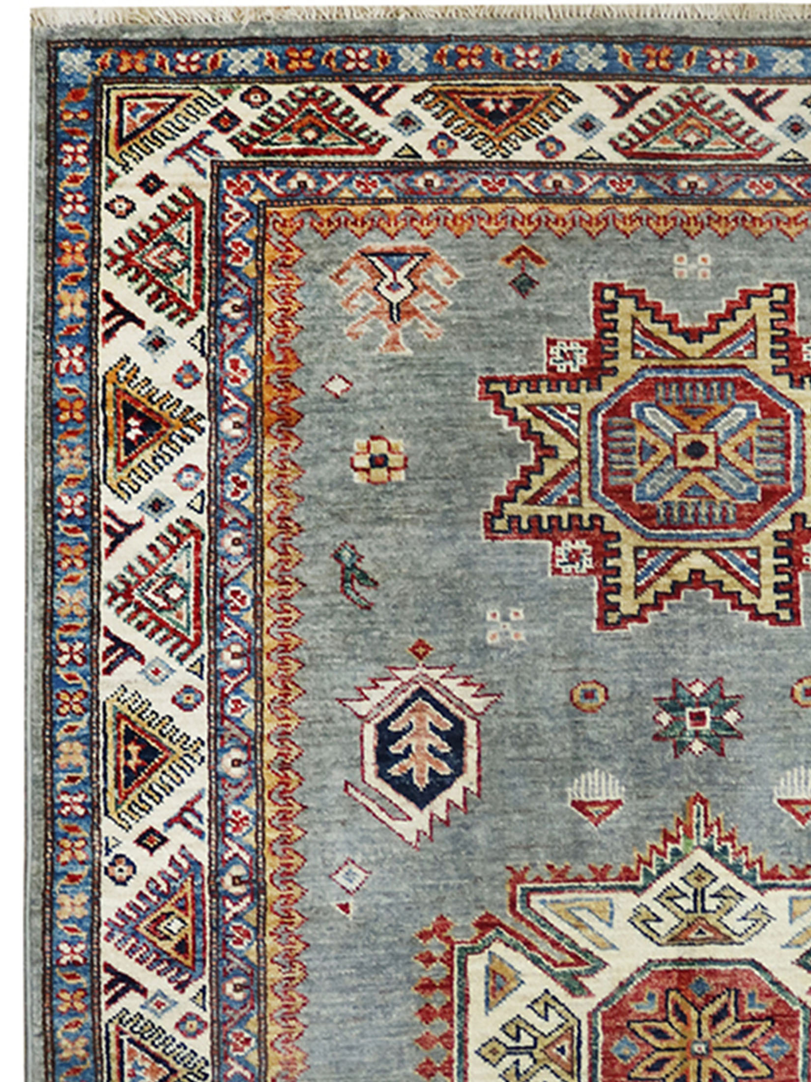 Kazak Ghazni ca. 194 x 122 cm, Unikat / Einzelstück