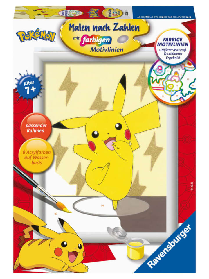 Ravensburger Kreativset Malen nach Zahlen - Pikachu, ab 6 Jahre günstig kaufen onesize
