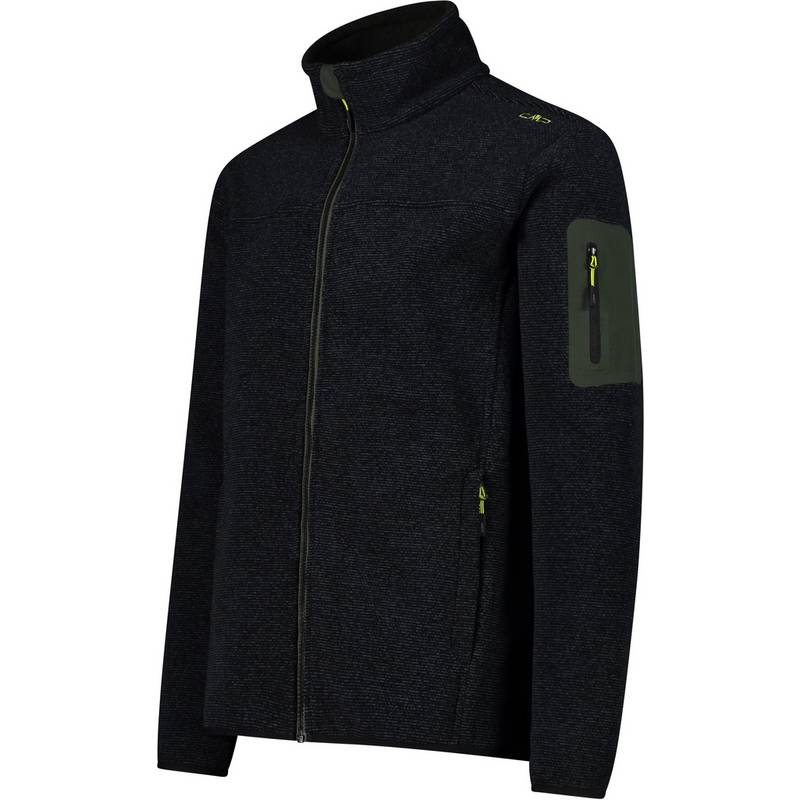 CMP Man Jacket Knitted Jacquard Fleecejacke Herren