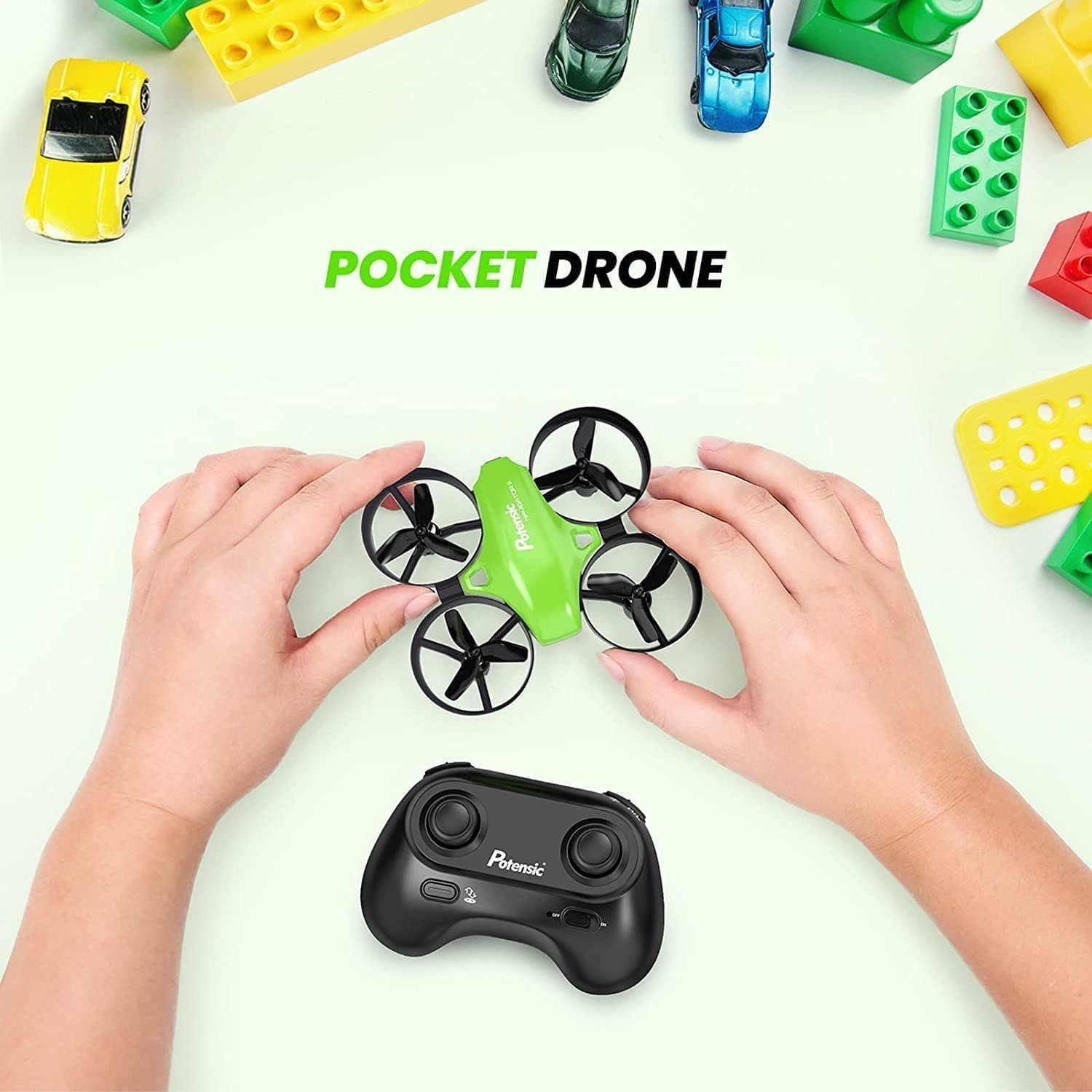 Potensic Drohne (Quadrocopter, Mini Drone mit Höhenhaltemodus, Start/Landung mit einem)