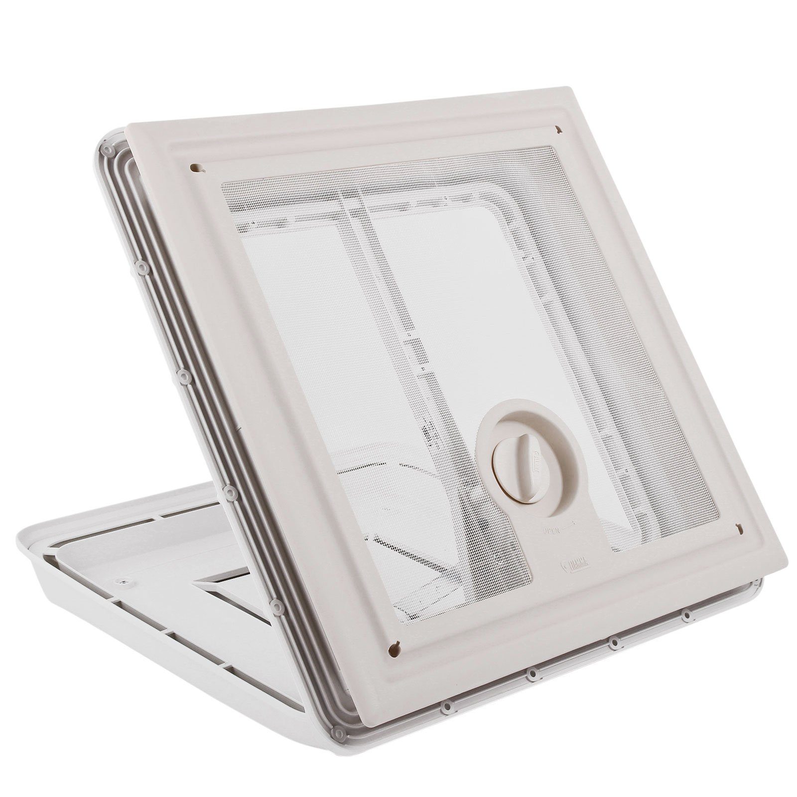Fiamma Dachfenster 2x Dachfenster Fiamma Vent 40x40 cm Weiß Set
