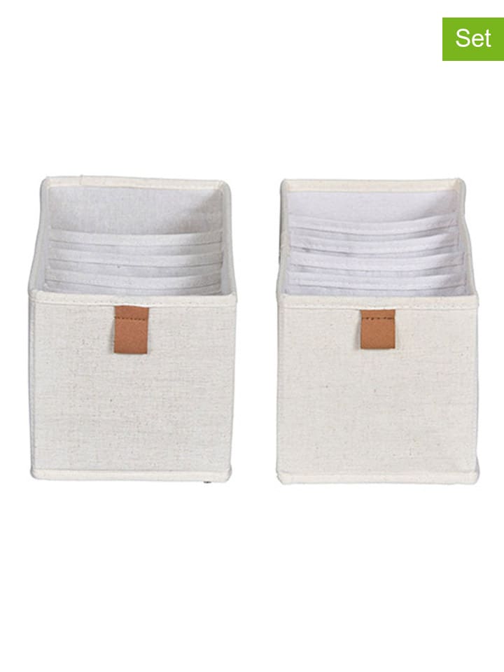 STORE IT 2er-Set: Organizer in Creme - (B)15 x (H)15 x (T)30 cm günstig kaufen onesize