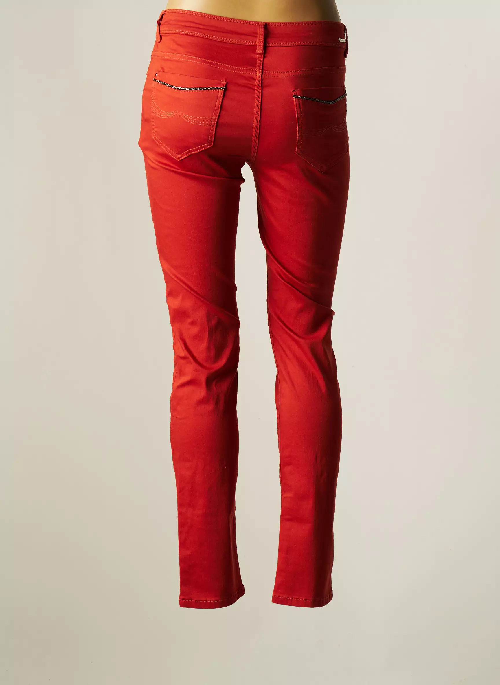 Diane Laury Pantalons Slim Femme couleur orange