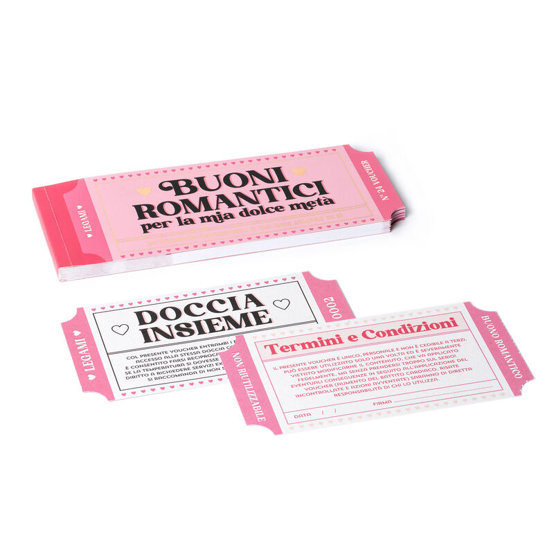 Bloc de 24 cupones - Italiano